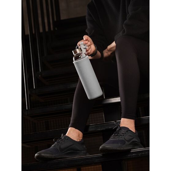 Бутылка для воды Sleeve Ace, серая-7