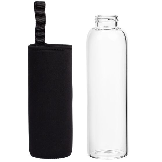 Бутылка для воды Sleeve Ace, черная-3