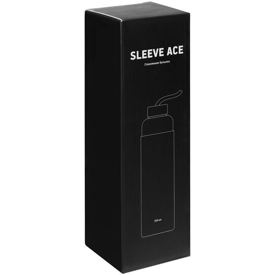 Бутылка для воды Sleeve Ace, черная-10