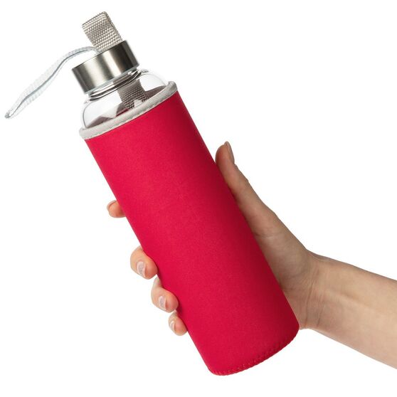 Бутылка для воды Sleeve Ace, красная-4