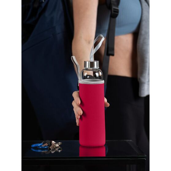 Бутылка для воды Sleeve Ace, красная-6