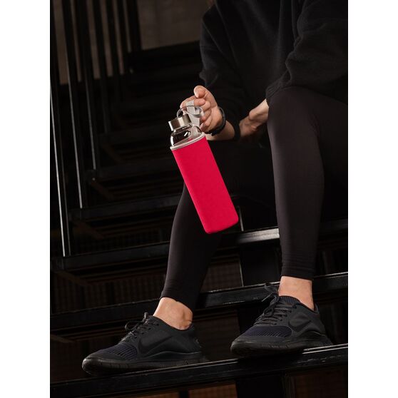 Бутылка для воды Sleeve Ace, красная-7