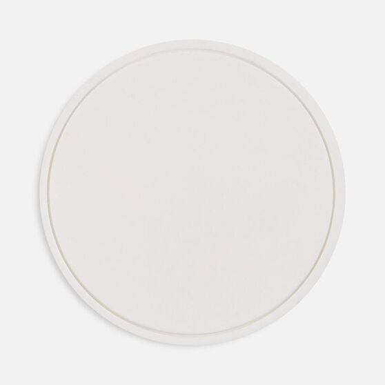 Лейбл из ПВХ Dzeta Round, L, белый-1