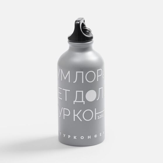 Бутылка для воды Funrun 400, серая-10