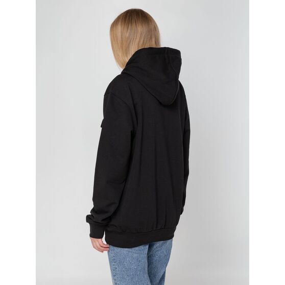 Худи унисекс с карманом на груди Chest Pocket, черное-9