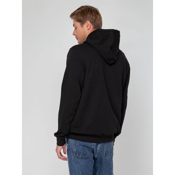 Худи унисекс с карманом на груди Chest Pocket, черное-13