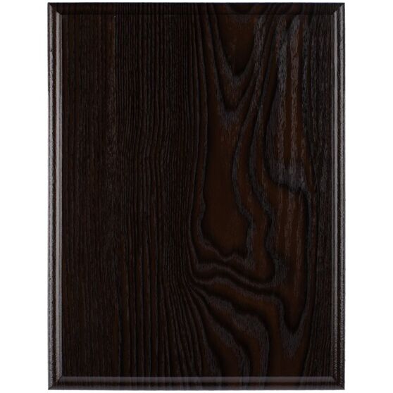 Плакетка Plaque, большая, венге с золотистой пластиной-2