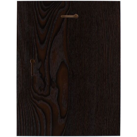 Плакетка Plaque, большая, венге с золотистой пластиной-3