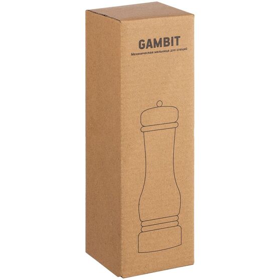 Механическая мельница для специй Gambit, белая-7