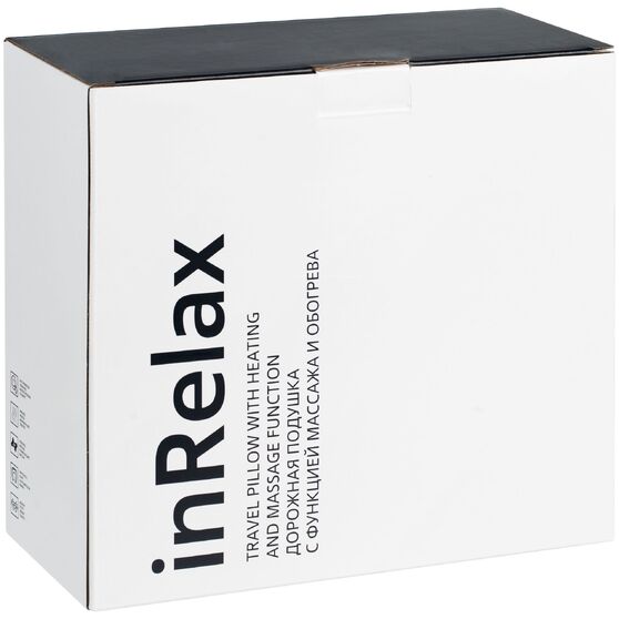 Дорожная подушка-массажер inRelax, синяя-17
