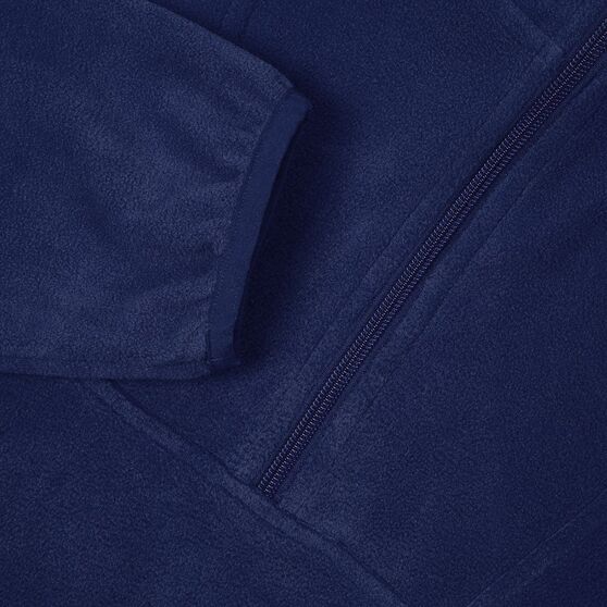 Анорак флисовый унисекс Fliska, темно-синий-4