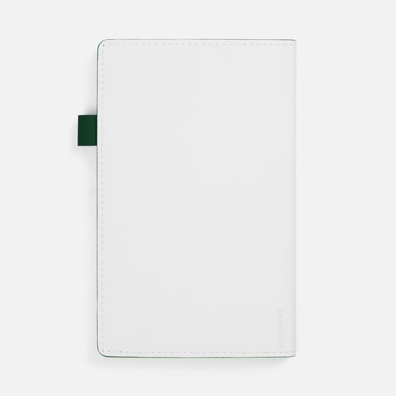 Ежедневник White Shall, недатированный, бело-зеленый-2