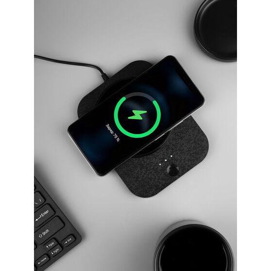 Кружка с подогревом и беспроводной зарядкой dualBase plus, черная-11