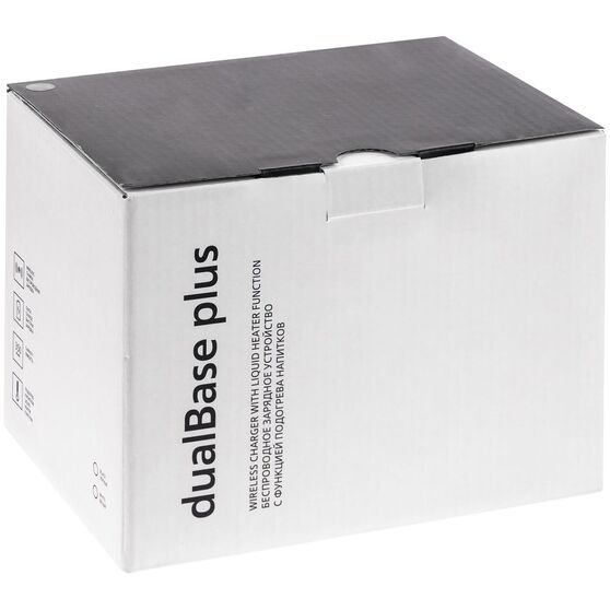 Кружка с подогревом и беспроводной зарядкой dualBase plus, черная-14