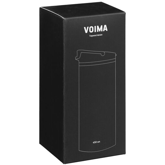 Термостакан Voima, черный-8