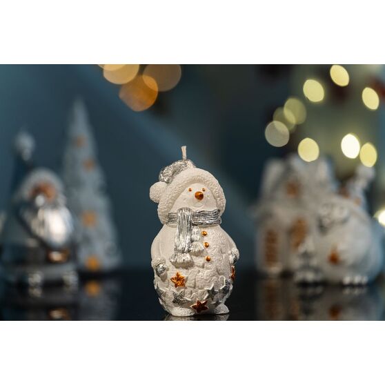 Свеча Christmas Twinkle, снеговик-6