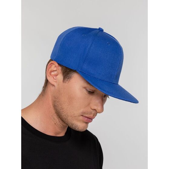 Бейсболка Snapback с прямым козырьком, ярко-синяя-7