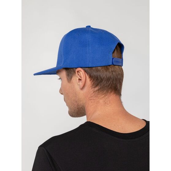 Бейсболка Snapback с прямым козырьком, ярко-синяя-8