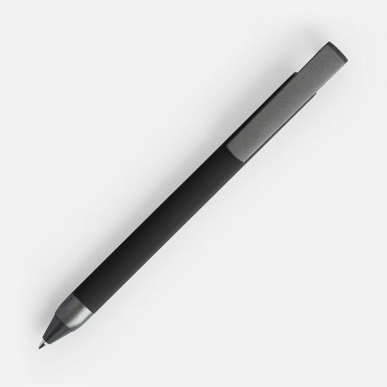 Ручка шариковая Standic с подставкой для телефона, черная-2
