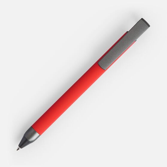 Ручка шариковая Standic с подставкой для телефона, красная-2