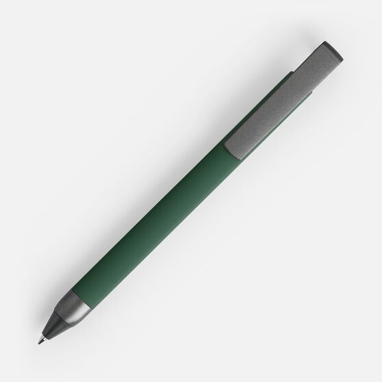 Ручка шариковая Standic с подставкой для телефона, зеленая-2