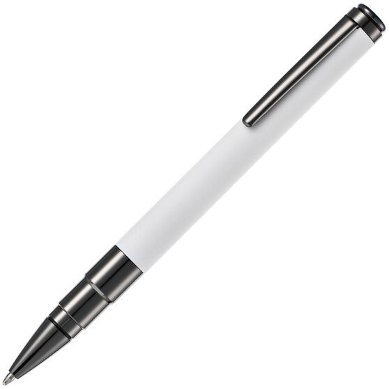 Ручка шариковая Kugel Gunmetal, белая-3