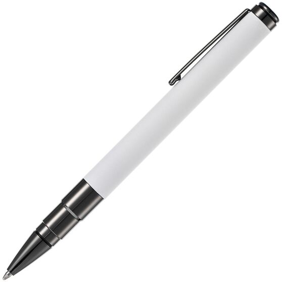 Ручка шариковая Kugel Gunmetal, белая-4