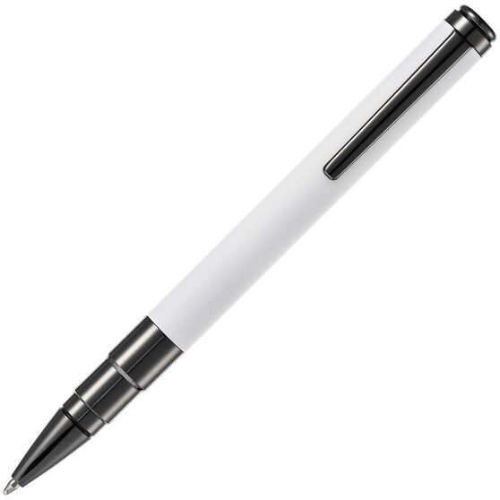 Ручка шариковая Kugel Gunmetal, белая-5