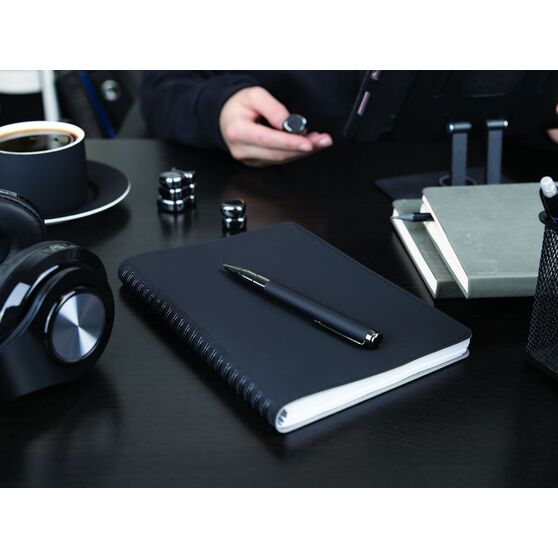 Ручка шариковая Kugel Gunmetal, белая-7