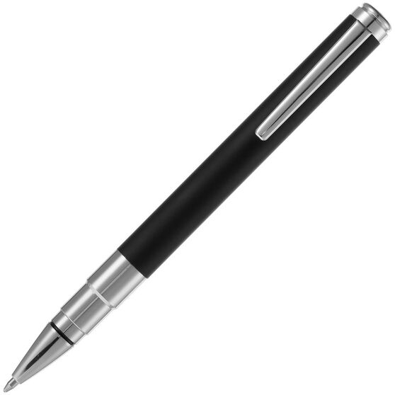 Ручка шариковая Kugel Chrome, черная-5