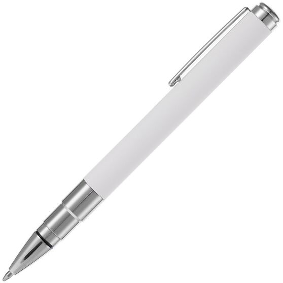 Ручка шариковая Kugel Chrome, белая-4