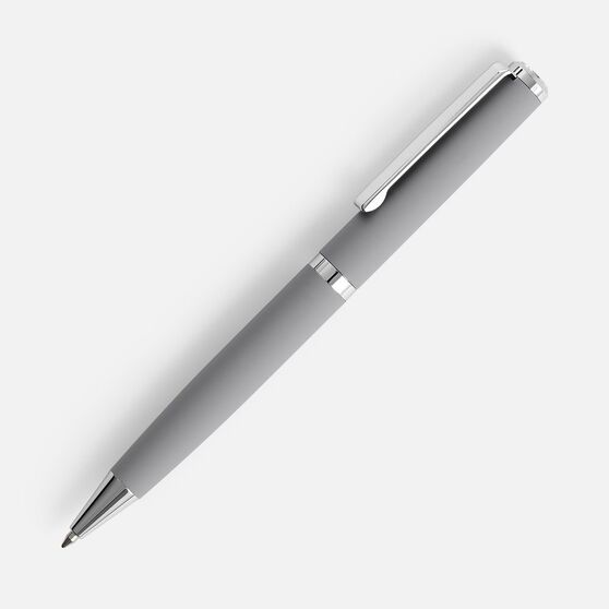 Ручка шариковая Inkish Chrome в футляре, серая-1