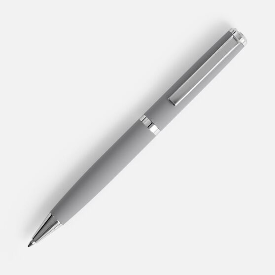Ручка шариковая Inkish Chrome в футляре, серая-2