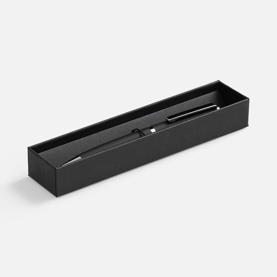 Ручка шариковая Inkish Chrome в футляре, черная-6