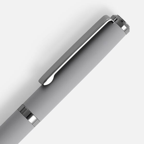 Ручка шариковая Inkish Gunmetal в футляре, серая-3