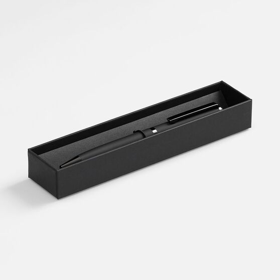 Ручка шариковая Inkish Gunmetal в футляре, черная-5