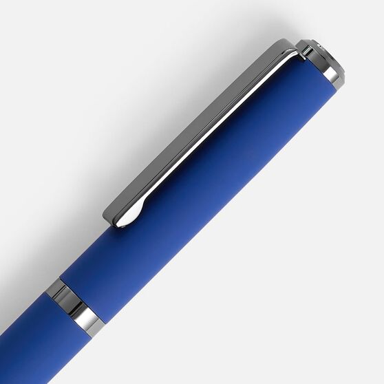 Ручка шариковая Inkish Gunmetal в футляре, синяя-3