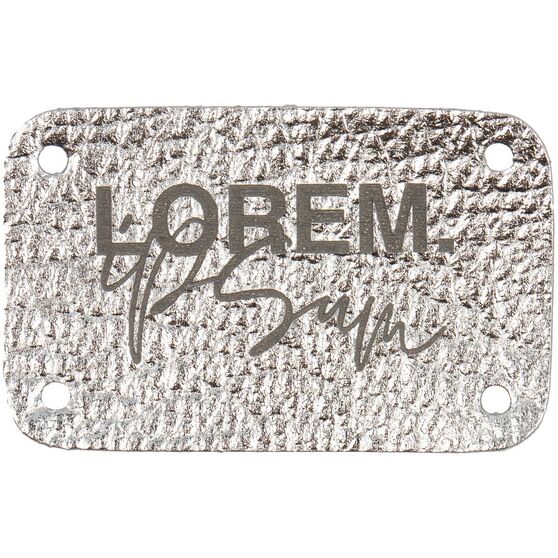 Лейбл Corolla Metal, S, серебристый-3