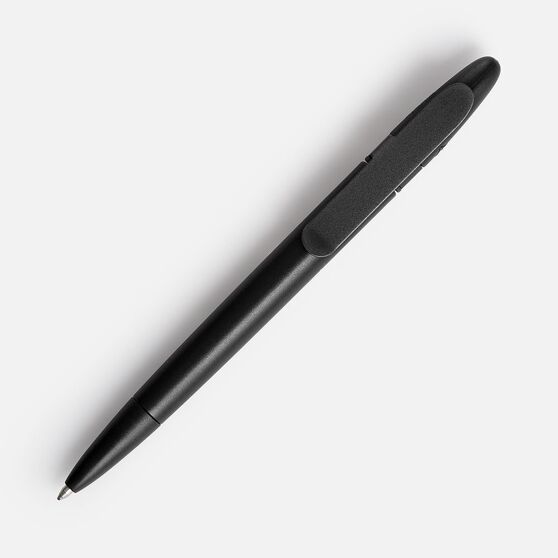 Ручка шариковая Prodir DS5 TSM Metal Clip, черная-3
