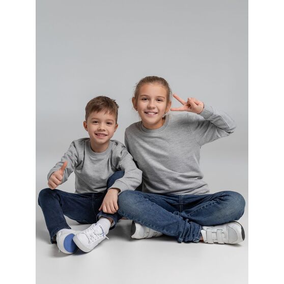 Свитшот детский Toima Kids 2.0, серый меланж-11
