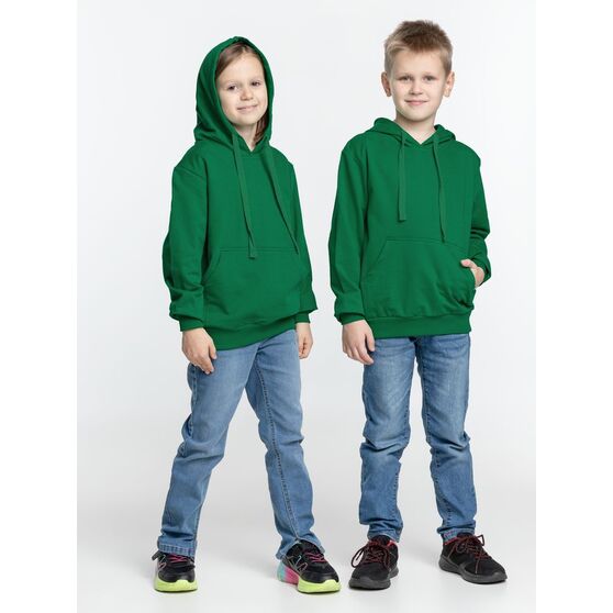 Худи детское Kirenga Kids 2.0, зеленое-9