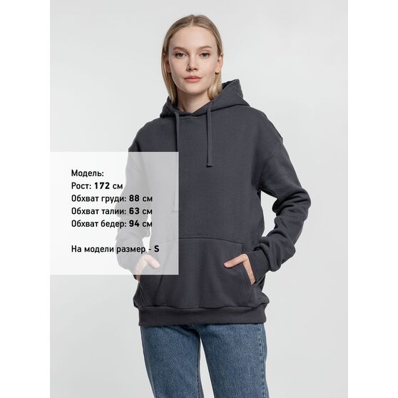 Худи Kirenga Heavy 2.0, темно-серое (графит)-5
