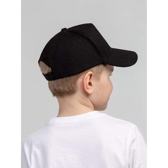 Бейсболка детская Standard Kids, черная-8