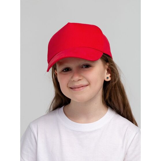 Бейсболка детская Standard Kids, красная-6