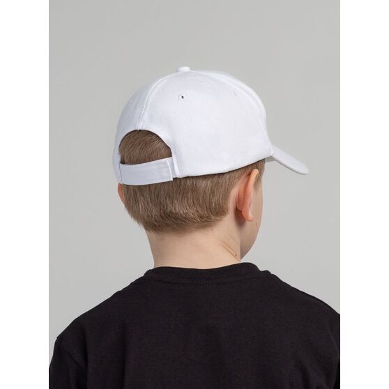 Бейсболка детская Standard Kids, белая-8