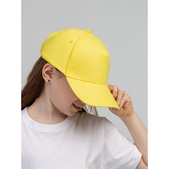 Бейсболка детская Standard Kids, желтая-5