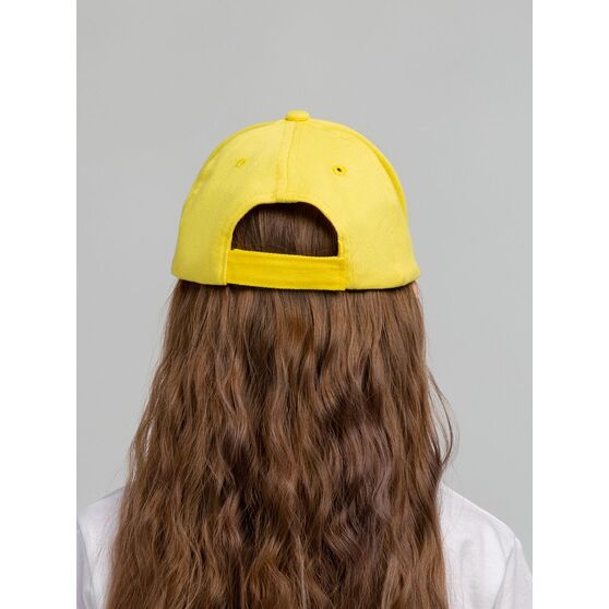 Бейсболка детская Standard Kids, желтая-6