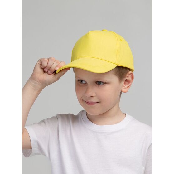 Бейсболка детская Standard Kids, желтая-7