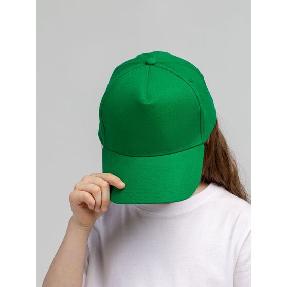Бейсболка детская Standard Kids, зеленая-5