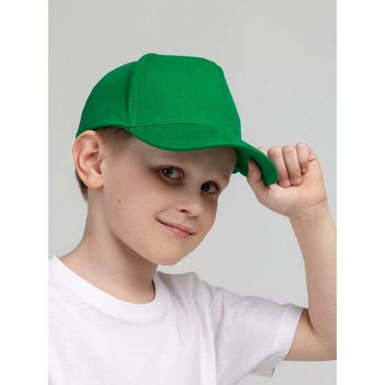 Бейсболка детская Standard Kids, зеленая-7